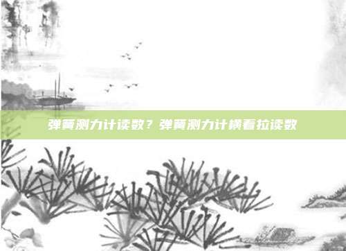 弹簧测力计读数?弹簧测力计横着拉读数