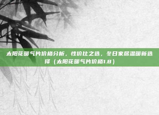 太阳花暖气片价格分析，性价比之选，冬日家居温暖新选择（太阳花暖气片价格1.8）