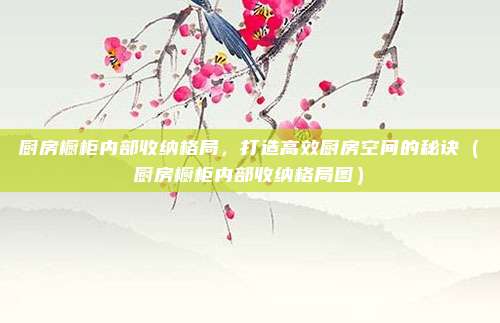 厨房橱柜内部收纳格局，打造高效厨房空间的秘诀（厨房橱柜内部收纳格局图）
