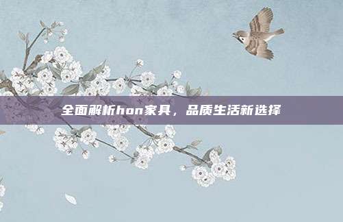 全面解析hon家具,品质生活新选择