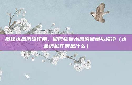 揭秘水晶消磁作用，如何恢复水晶的能量与纯净（水晶消磁作用是什么）