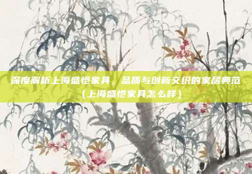 深度解析上海盛恺家具，品质与创新交织的家居典范（上海盛恺家具怎么样）