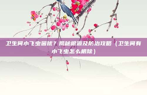 卫生间小飞虫困扰？揭秘根源及防治攻略（卫生间有小飞虫怎么根除）