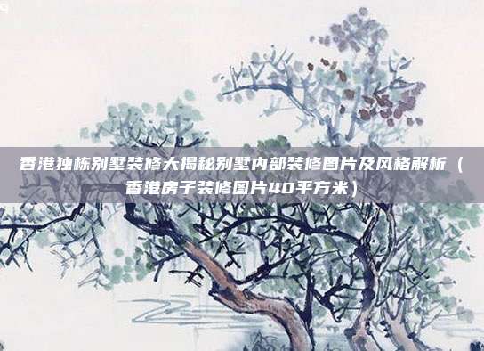 香港独栋别墅装修大揭秘别墅内部装修图片及风格解析（香港房子装修图片40平方米）