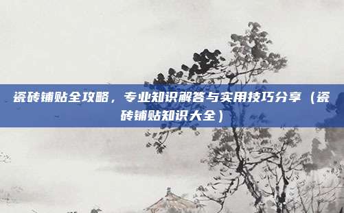 瓷砖铺贴全攻略,专业知识解答与实用技巧分享(瓷砖铺贴知识大全)