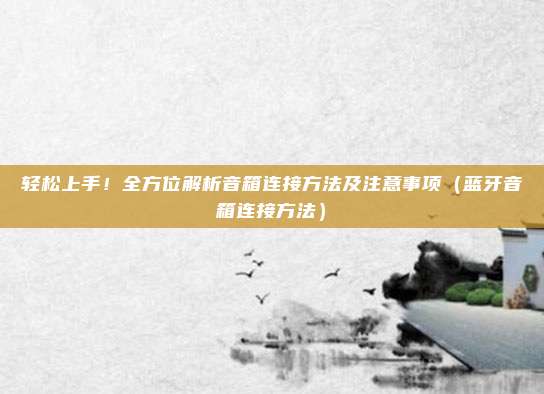 轻松上手！全方位解析音箱连接方法及注意事项（蓝牙音箱连接方法）
