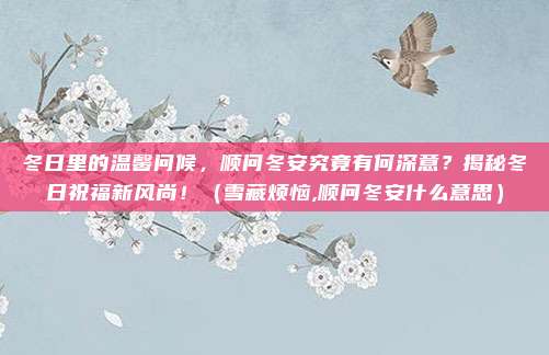 冬日里的温馨问候，顺问冬安究竟有何深意？揭秘冬日祝福新风尚！（雪藏烦恼,顺问冬安什么意思）
