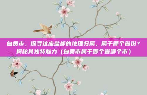 自贡市,探寻这座盐都的地理归属,属于哪个省份?揭秘其独特魅力(自贡市属于哪个省哪个市)
