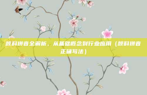 颜料拼音全解析,从基础概念到行业应用(颜料拼音正确写法)