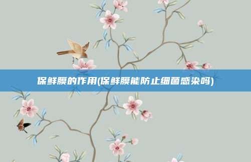 保鲜膜的作用(保鲜膜能防止细菌感染吗)