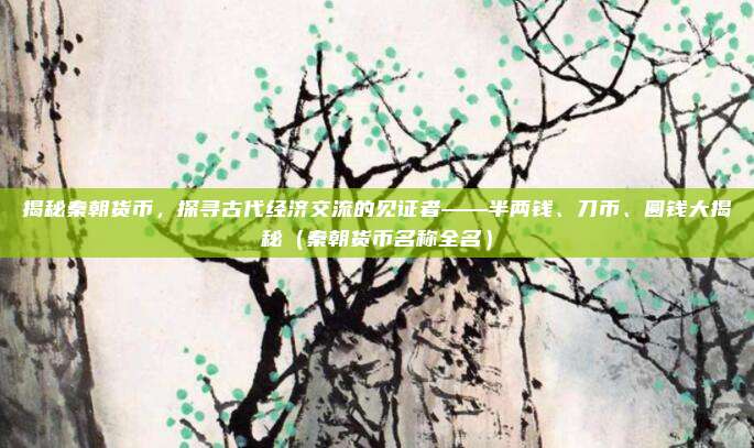 揭秘秦朝货币，探寻古代经济交流的见证者——半两钱、刀币、圆钱大揭秘（秦朝货币名称全名）