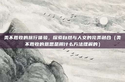 美不胜收的旅行体验，探索自然与人文的完美融合（美不胜收的意思是用什么方法理解的）