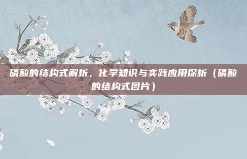 磷酸的结构式解析，化学知识与实践应用探析（磷酸的结构式图片）