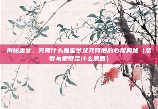 揭秘噩梦，究竟什么是噩梦及其背后的心理奥秘（恶梦与噩梦是什么意思）