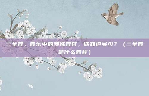 三全音，音乐中的特殊音符，你知道多少？（三全音是什么音程）
