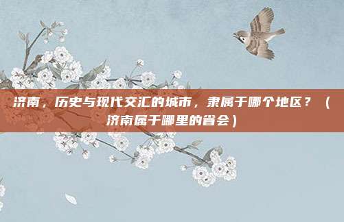 济南，历史与现代交汇的城市，隶属于哪个地区？（济南属于哪里的省会）