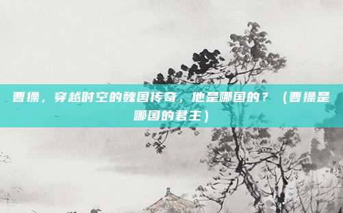 曹操，穿越时空的魏国传奇，他是哪国的？（曹操是哪国的君主）