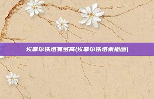 埃菲尔铁塔有多高(埃菲尔铁塔素描画)