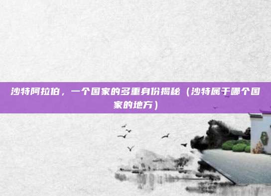 沙特阿拉伯，一个国家的多重身份揭秘（沙特属于哪个国家的地方）