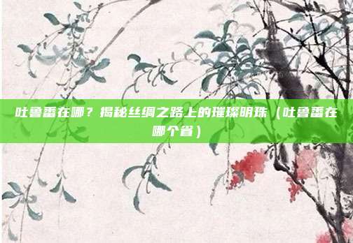 吐鲁番在哪?揭秘丝绸之路上的璀璨明珠(吐鲁番在哪个省)