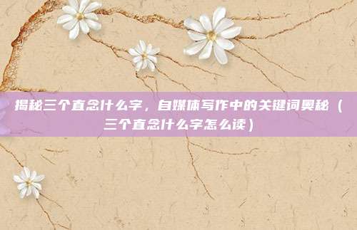 揭秘三个直念什么字，自媒体写作中的关键词奥秘（三个直念什么字怎么读）