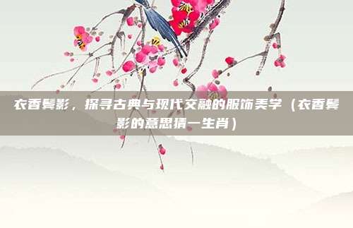 衣香鬓影，探寻古典与现代交融的服饰美学（衣香鬓影的意思猜一生肖）