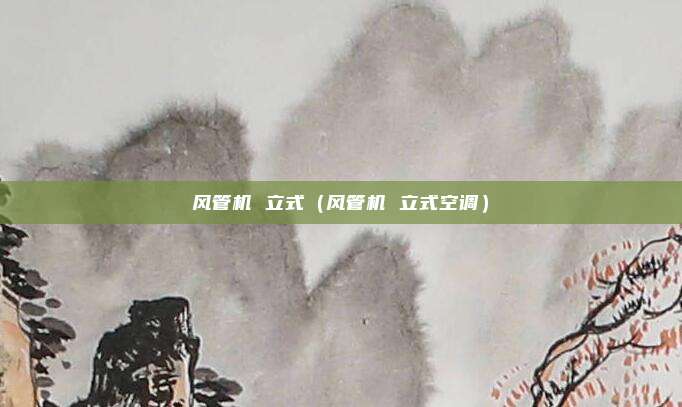 风管机 立式（风管机 立式空调）