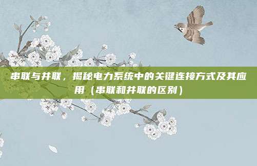 串联与并联，揭秘电力系统中的关键连接方式及其应用（串联和并联的区别）
