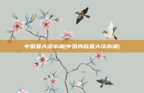 中国最大淡水湖(中国内陆最大淡水湖)