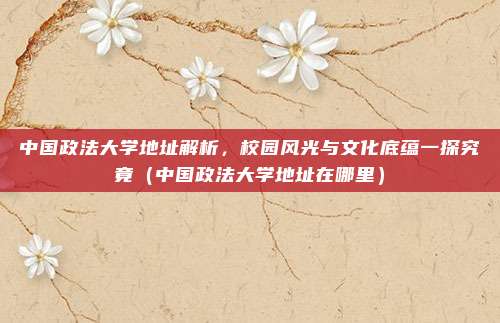 中国政法大学地址解析，校园风光与文化底蕴一探究竟（中国政法大学地址在哪里）