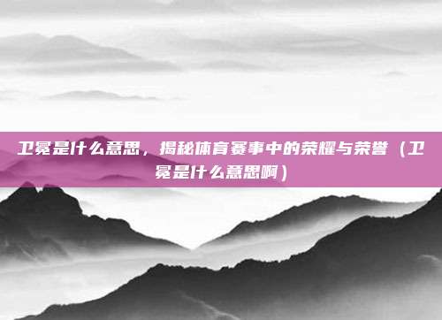 卫冕是什么意思，揭秘体育赛事中的荣耀与荣誉（卫冕是什么意思啊）