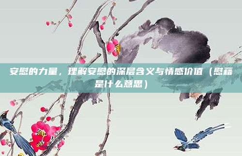 安慰的力量，理解安慰的深层含义与情感价值（慰藉是什么意思）