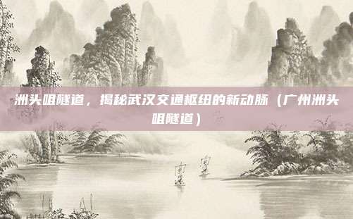 洲头咀隧道，揭秘武汉交通枢纽的新动脉（广州洲头咀隧道）