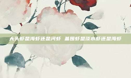 大头虾是海虾还是河虾 基围虾是淡水虾还是海虾