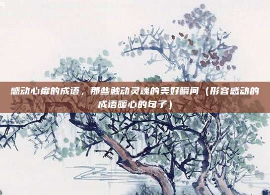 感动心扉的成语，那些触动灵魂的美好瞬间（形容感动的成语暖心的句子）