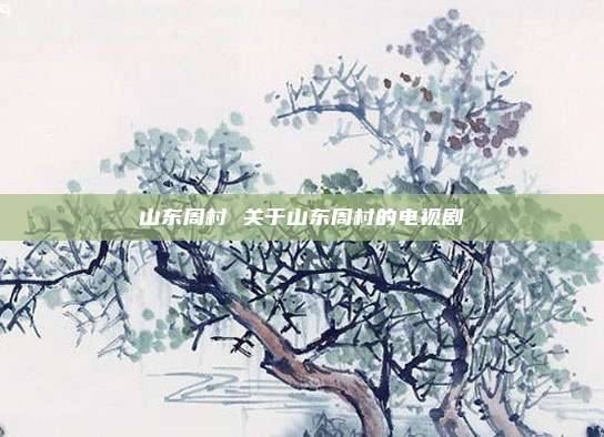 山东周村 关于山东周村的电视剧