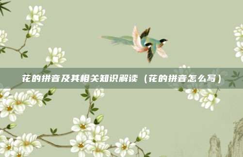 花的拼音及其相关知识解读（花的拼音怎么写）