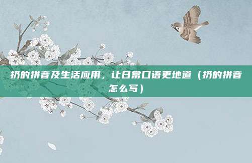 扔的拼音及生活应用，让日常口语更地道（扔的拼音怎么写）
