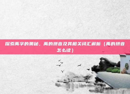 探索禹字的奥秘，禹的拼音及其相关词汇解析（禹的拼音怎么读）