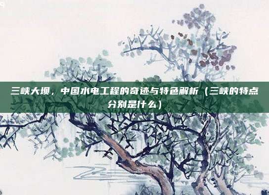 三峡大坝，中国水电工程的奇迹与特色解析（三峡的特点分别是什么）