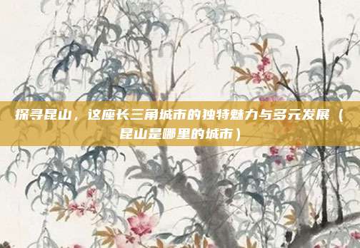 探寻昆山，这座长三角城市的独特魅力与多元发展（昆山是哪里的城市）