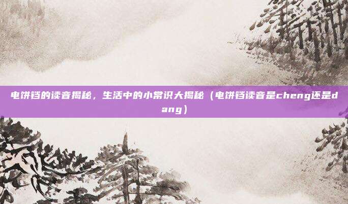 电饼铛的读音揭秘，生活中的小常识大揭秘（电饼铛读音是cheng还是dang）