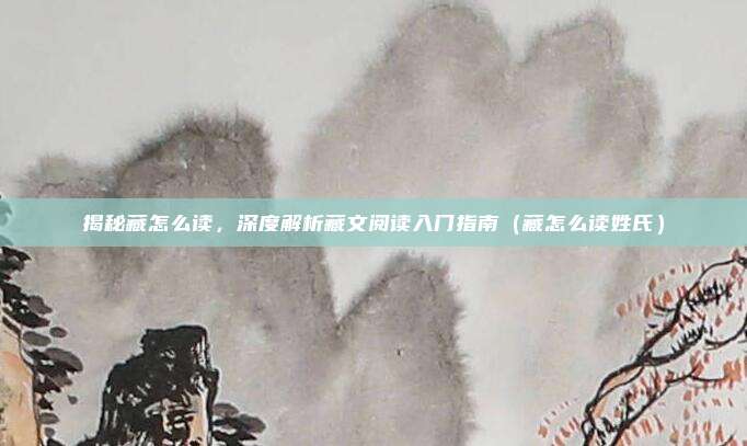 揭秘藏怎么读,深度解析藏文阅读入门指南(藏怎么读姓氏)