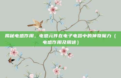 揭秘电感作用,电感元件在电子电路中的神奇魔力(电感作用及用途)