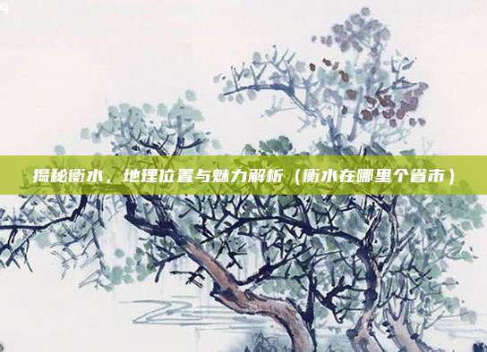 揭秘衡水，地理位置与魅力解析（衡水在哪里个省市）