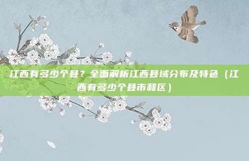 江西有多少个县？全面解析江西县域分布及特色（江西有多少个县市和区）