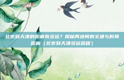 北京到天津的距离有多远？揭秘两地间的交通与时间距离（北京到天津多远路程）