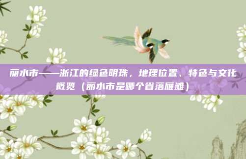 丽水市——浙江的绿色明珠，地理位置、特色与文化概览（丽水市是哪个省落雁滩）