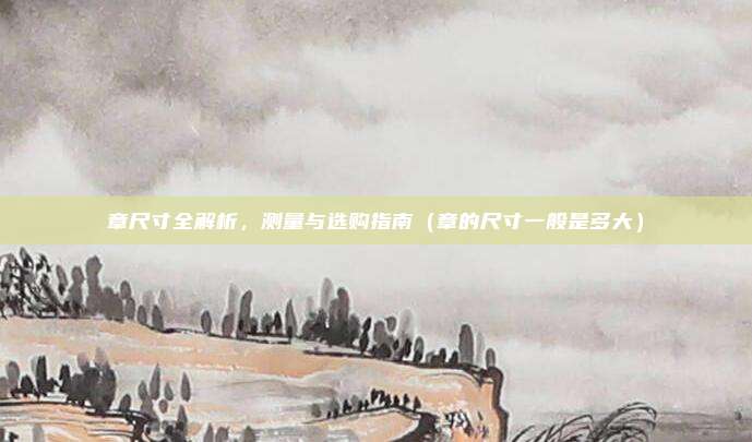 章尺寸全解析，测量与选购指南（章的尺寸一般是多大）