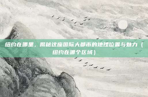 纽约在哪里，揭秘这座国际大都市的地理位置与魅力（纽约在哪个区域）